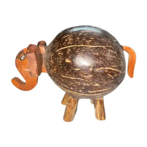 Golu Gullak - Coconut Shell Gannu Bank - EarthBased 