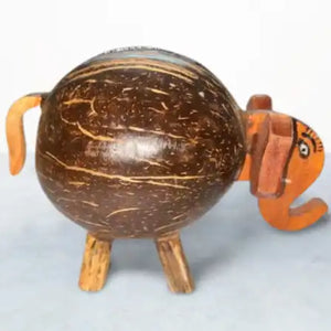 Golu Gullak - Coconut Shell Gannu Bank - EarthBased 