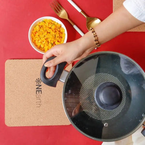 Heat Resistant Cork Trivets Pack of 2 (Square) - EarthBased 