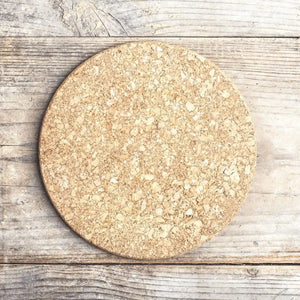 Heat Resistant Cork Trivets Pack of 2 (Round) - EarthBased 