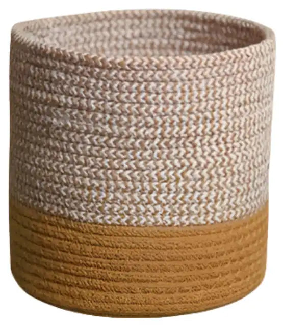 Dual tone Jute Baskets - EarthBased 