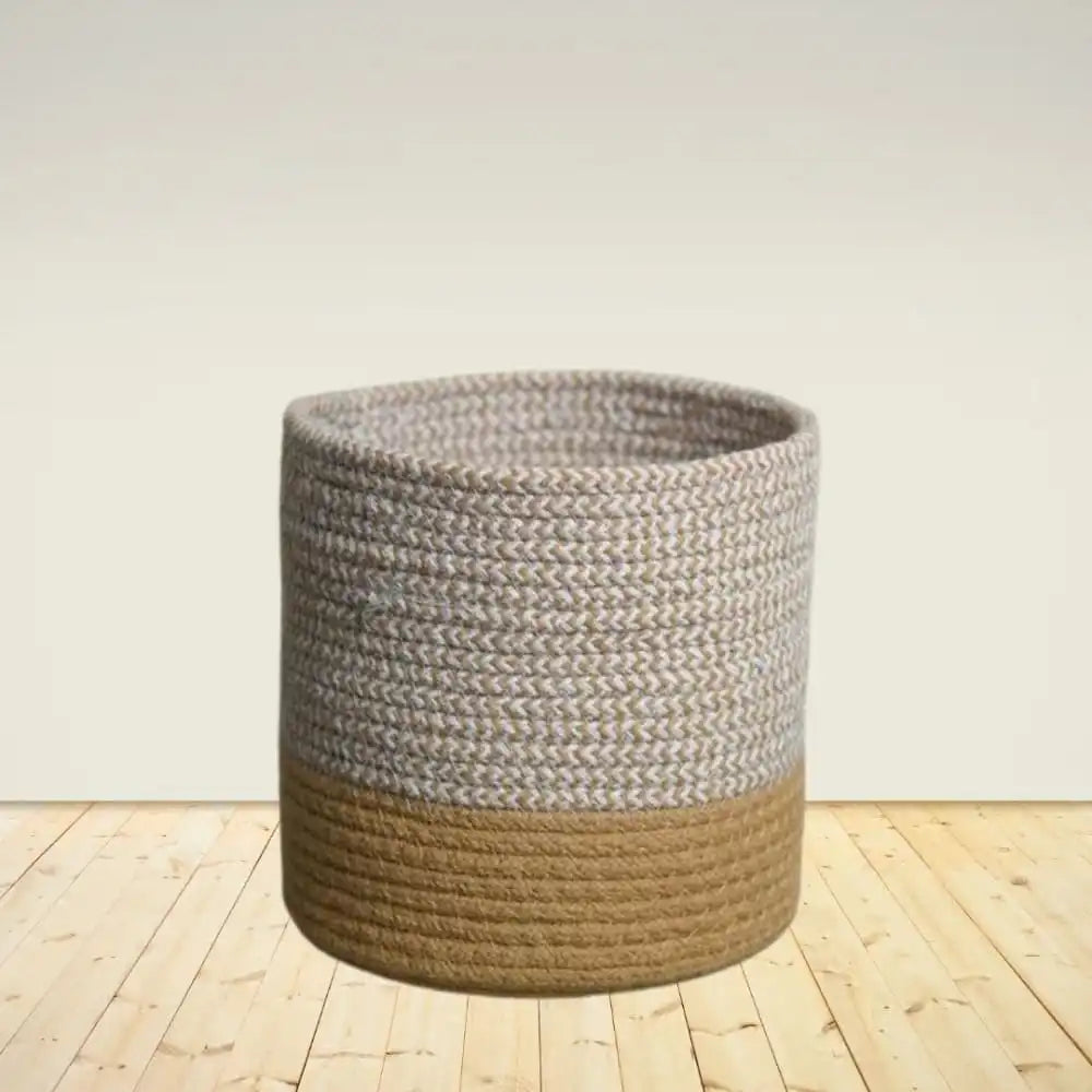Dual tone Jute Baskets - EarthBased 