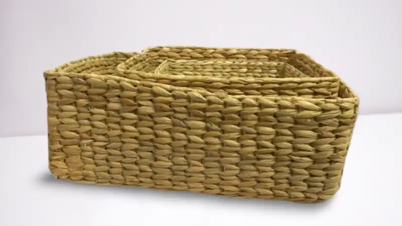 Set of 3 baskets - Water Reed (Kauna Grass) - EarthBased 
