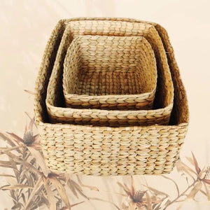 Set of 3 baskets - Water Reed (Kauna Grass) - EarthBased 