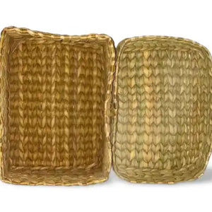 Basket With Lid - Water Reed (Kauna Grass) - EarthBased 