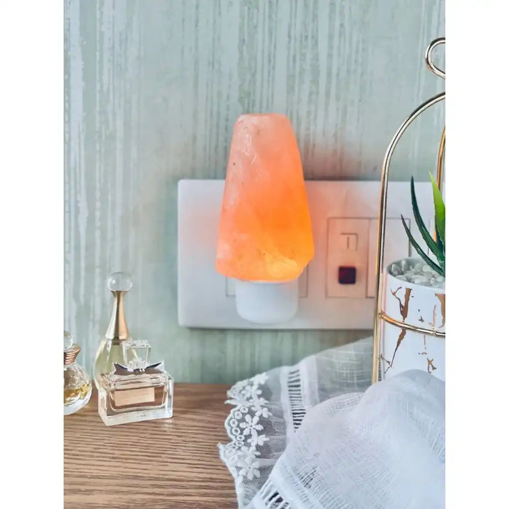 Compact Natural Rock Shape Himalayan Salt Lamp - EarthBased 