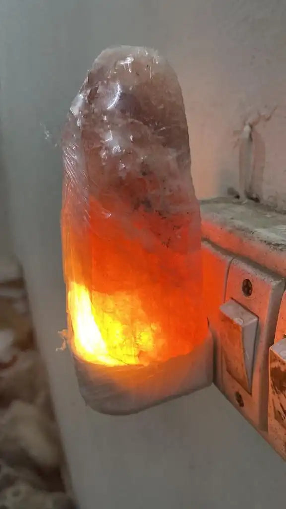 Compact Natural Rock Shape Himalayan Salt Lamp - EarthBased 