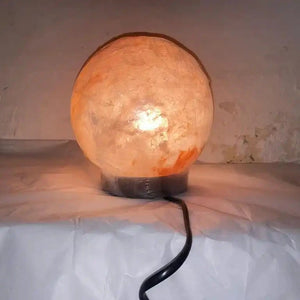 Himalayan Salt Lamp- Globe Shape - EarthBased 