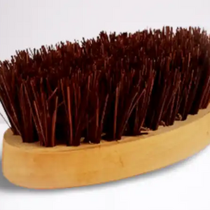 Oval Hard Scrub Coir Brush - EarthBased 