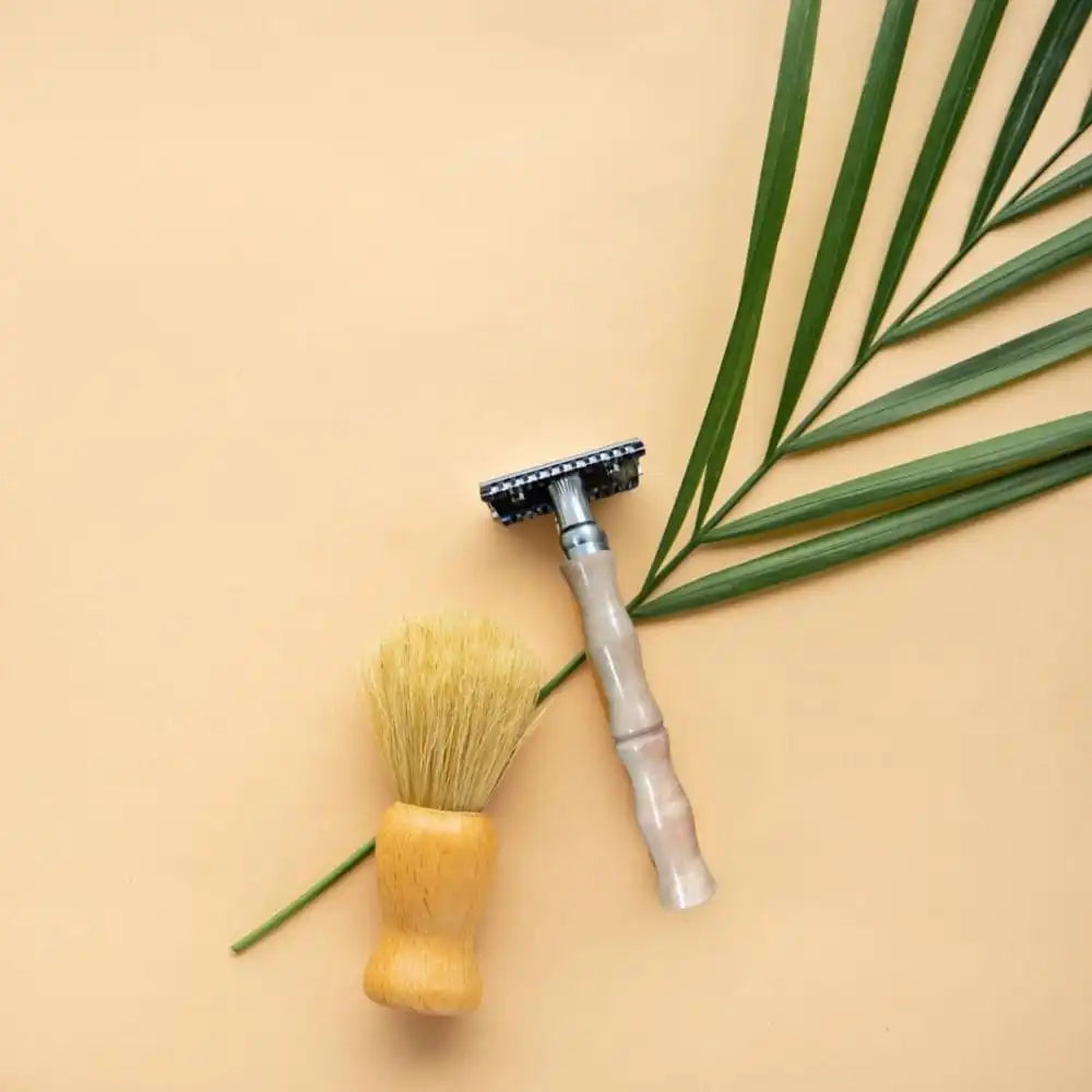 Double Edge Bamboo Handle Safety Razor - EarthBased 