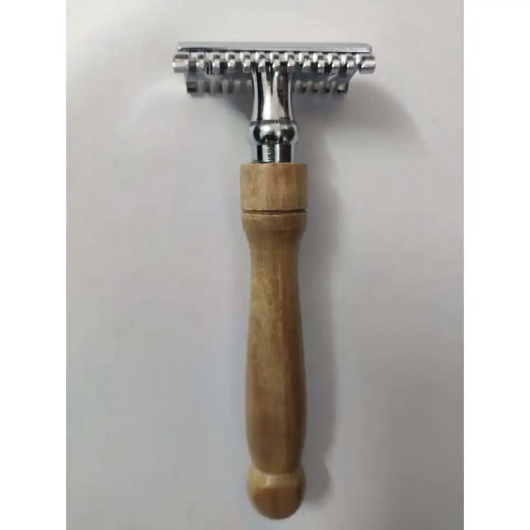 Double Edge Bamboo Handle Safety Razor - EarthBased 