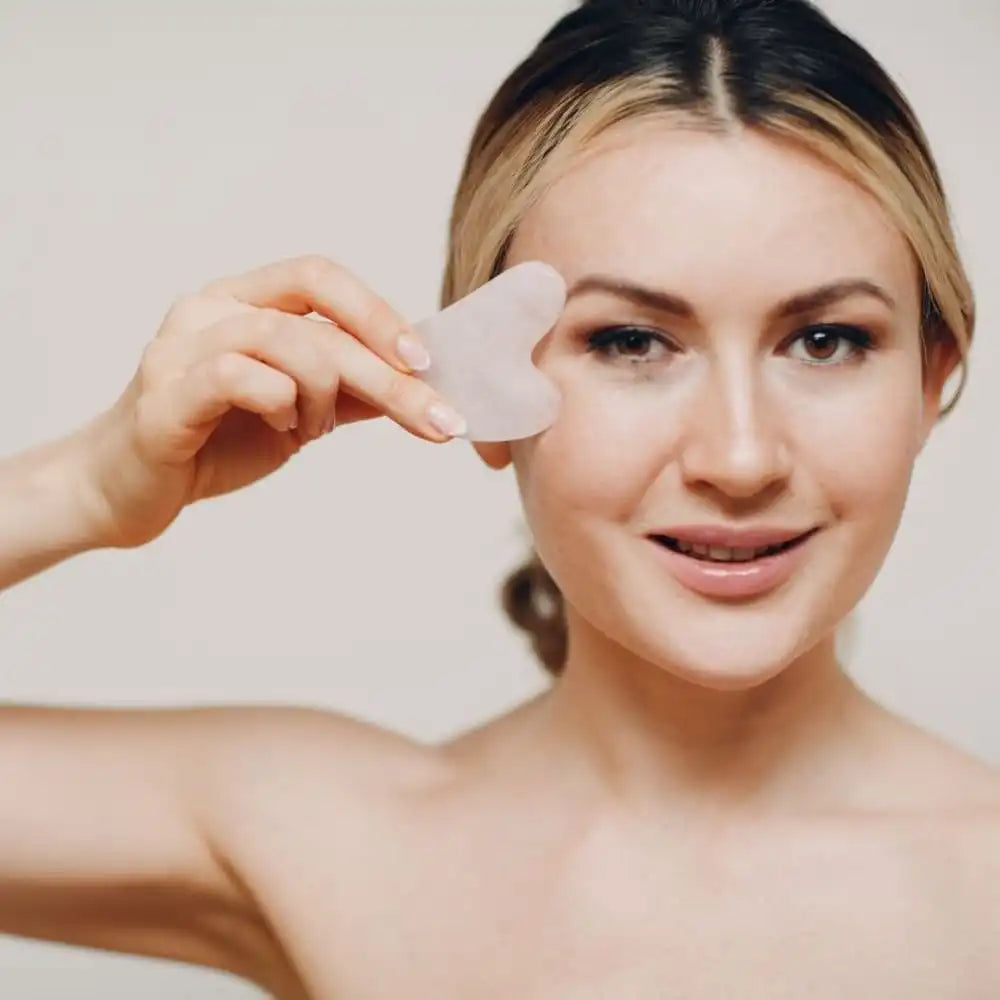 Rose Quartz Gua Sha Massager - EarthBased 