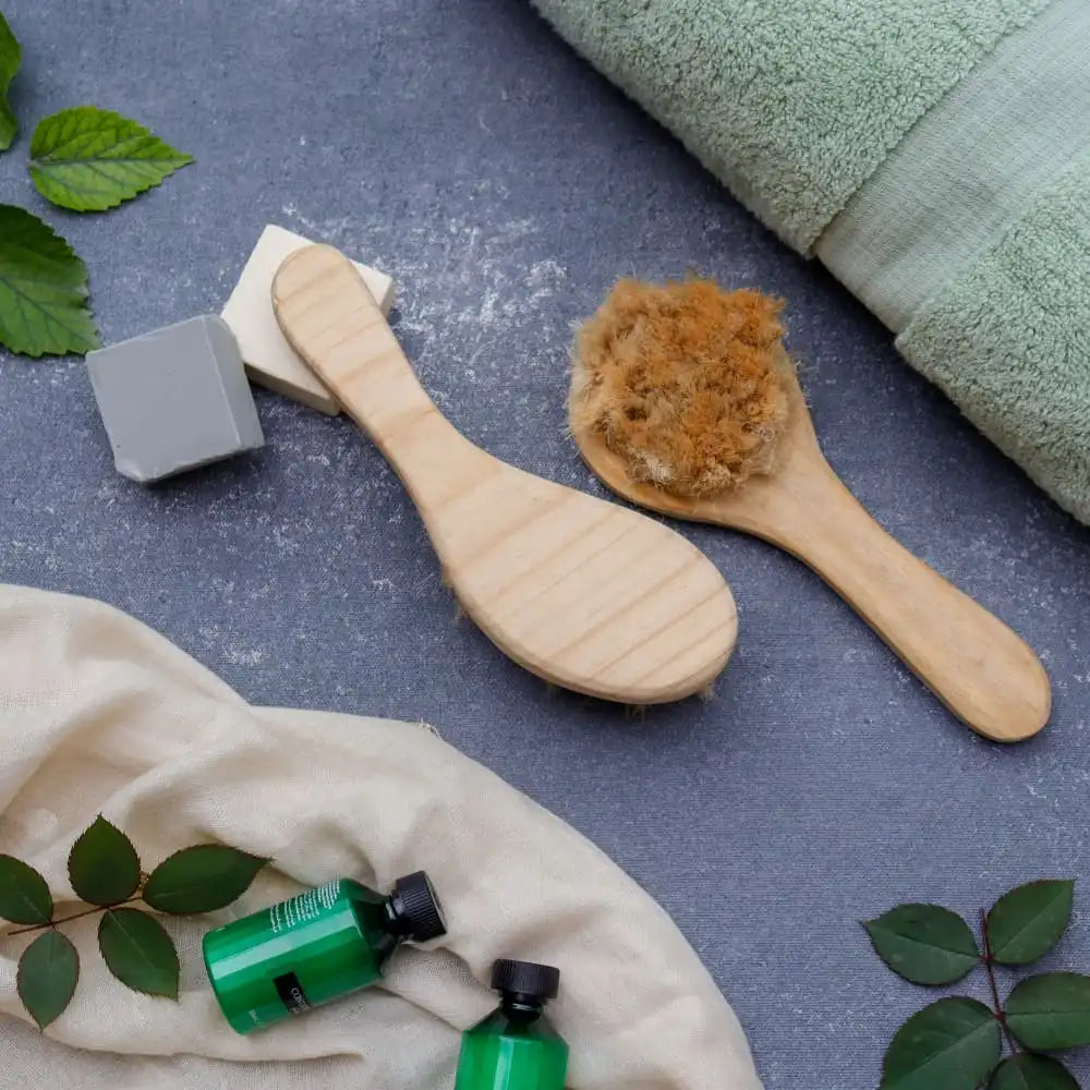 Soft Sisal Fiber Dry Body Coir Brush - EarthBased 