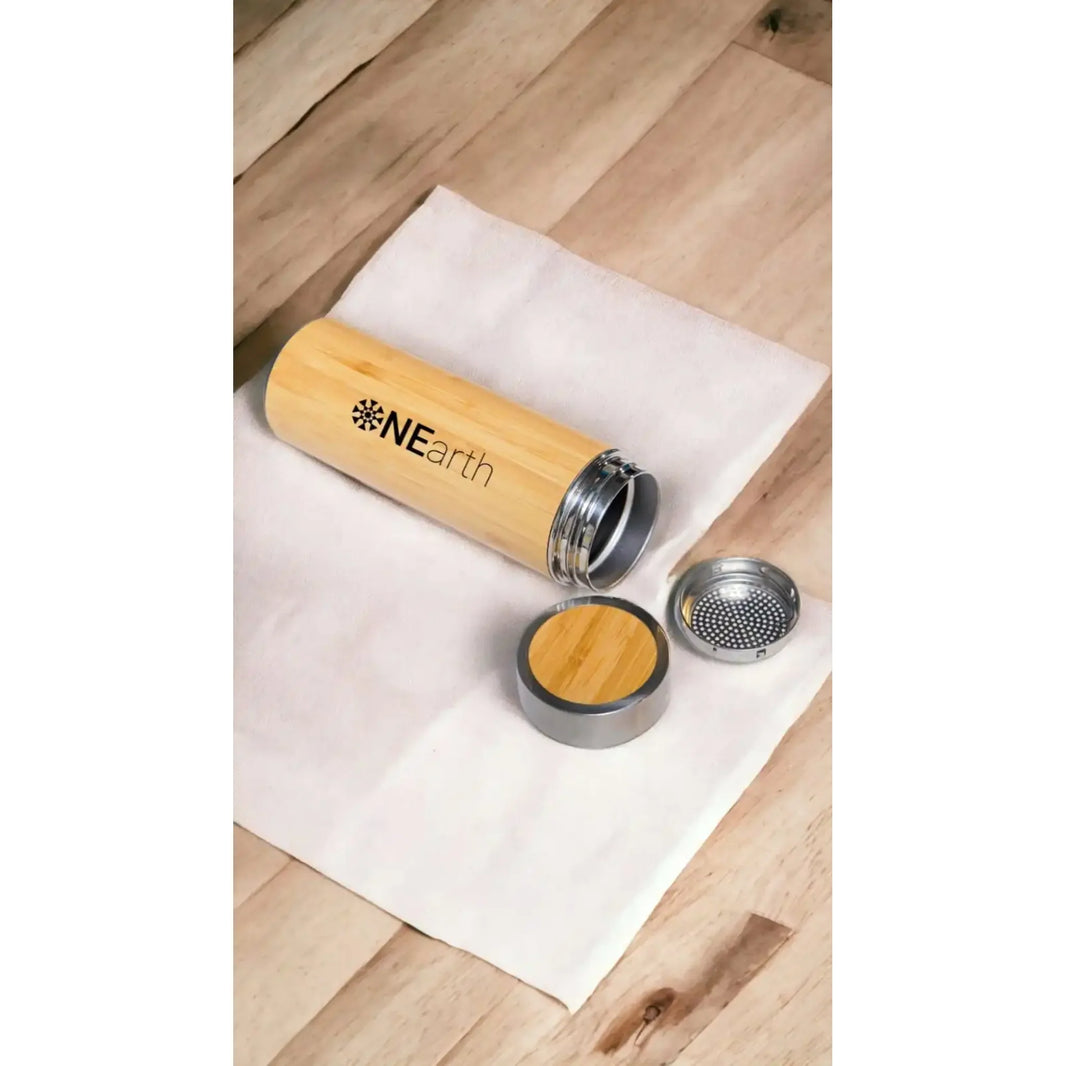 Bamboo Steel Bottle (450 Ml) | ONEarth - EarthBased 