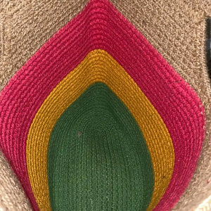 Colourfull Jute Tote Bag - EarthBased 