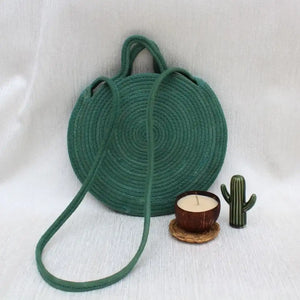 Green & Round Sling Bag - EarthBased 