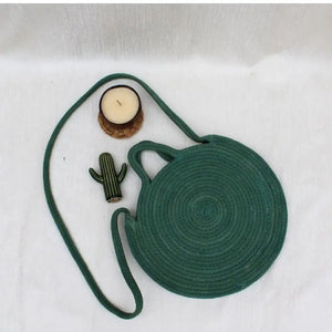 Green & Round Sling Bag - EarthBased 
