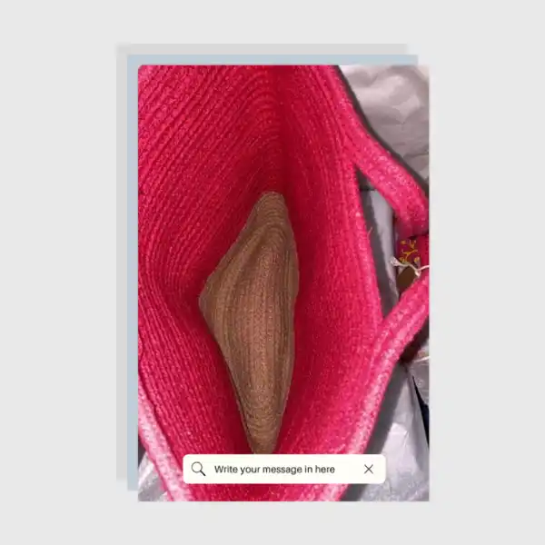 Pink & Cream Tote Bag - EarthBased 