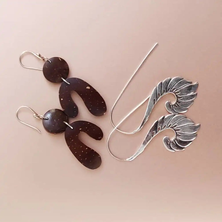 Earrings Set - Silver Human - EarthBased 