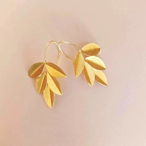 Leaves - Metal Earrings - EarthBased 
