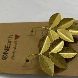 Leaves - Metal Earrings - EarthBased 