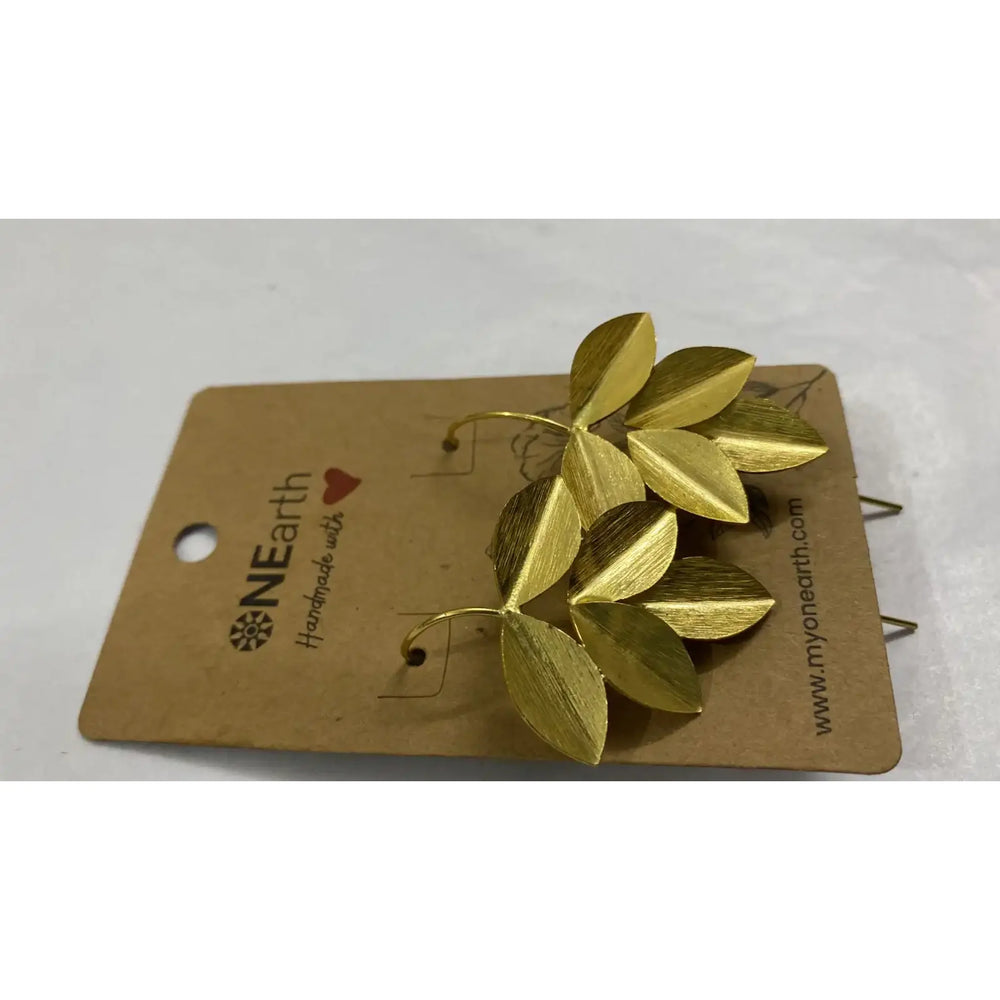 Leaves - Metal Earrings - EarthBased 