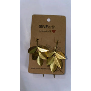 Leaves - Metal Earrings - EarthBased 