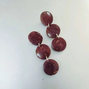 Coconut Shell Earrings by ONEarth - EarthBased 