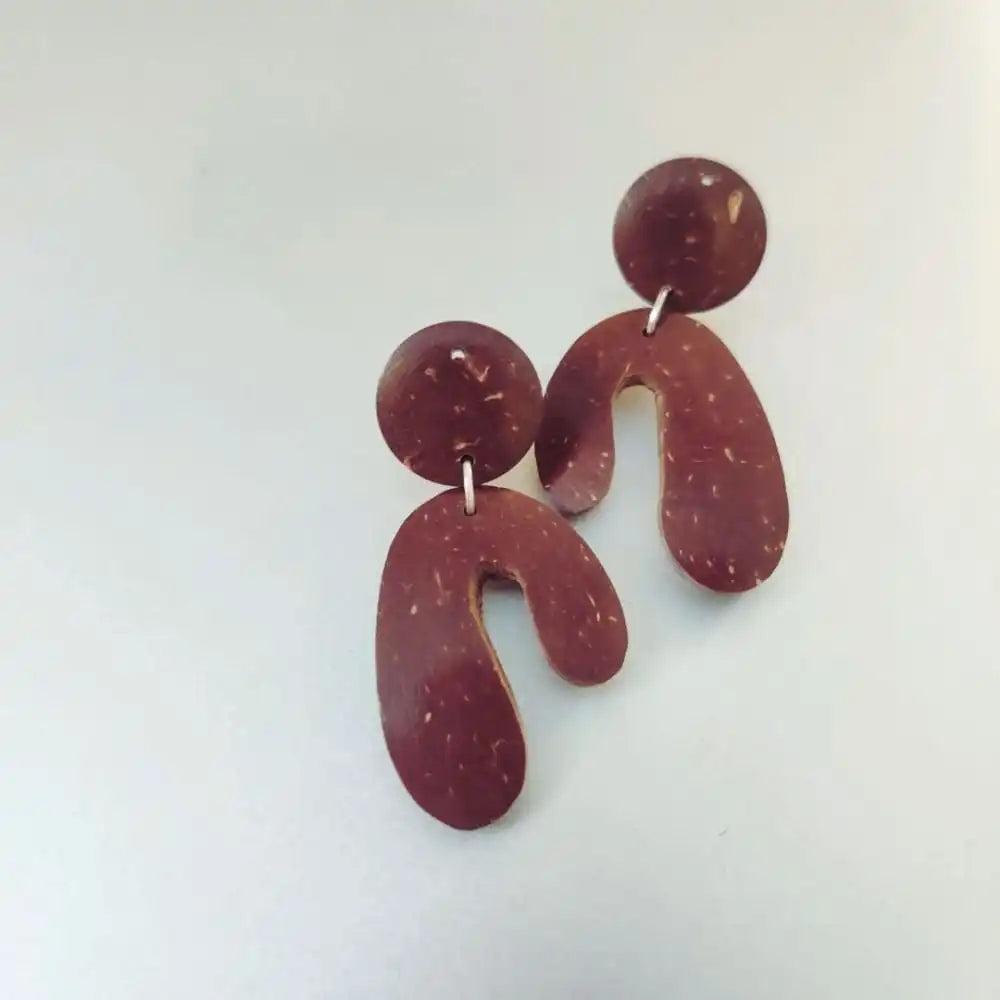 Coconut Shell Earrings by ONEarth - EarthBased 