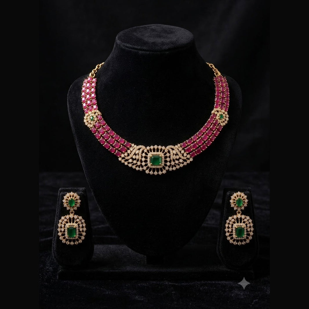 Royal Ruby Choker Set - view 2
