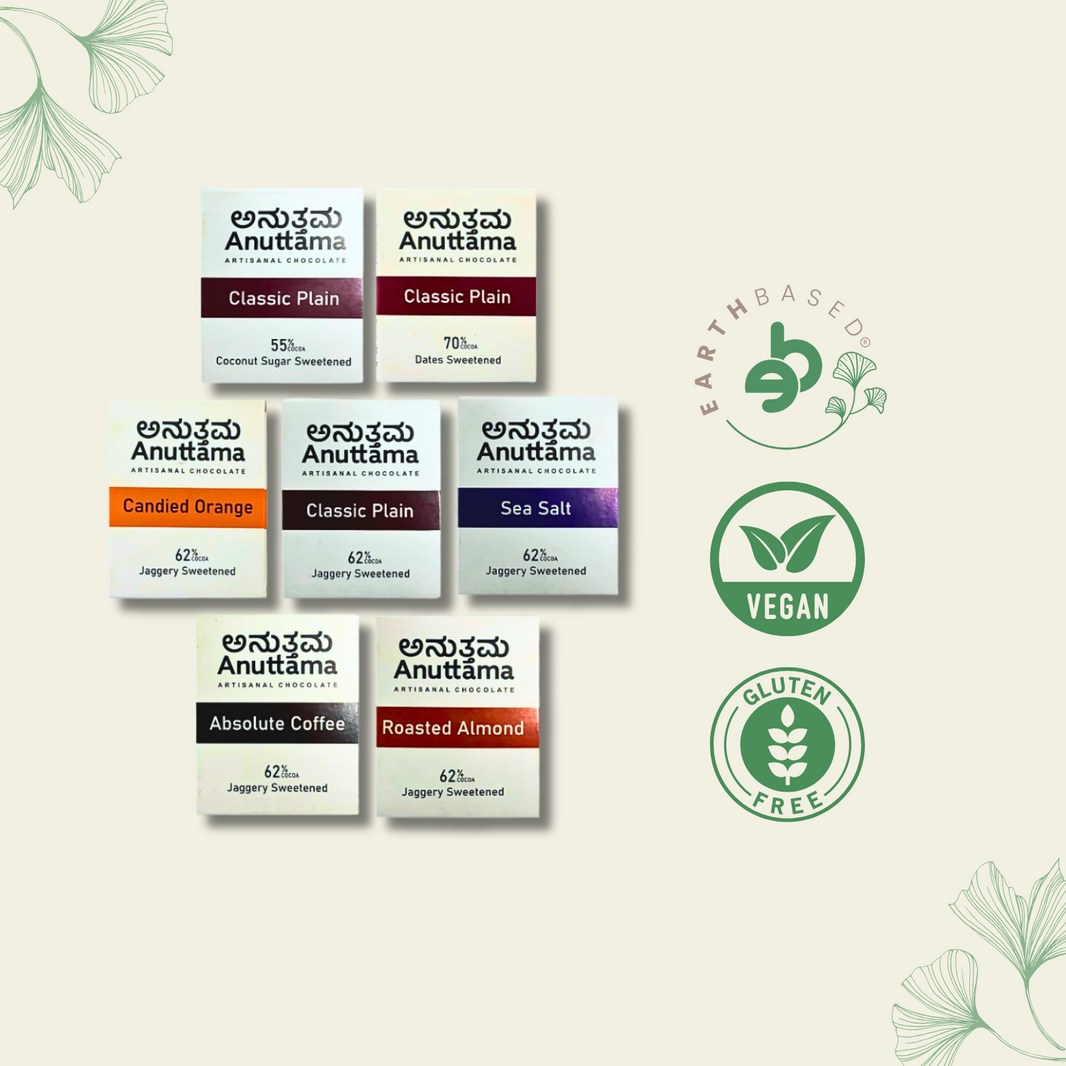 Anuttama | Assorted Dark Chocolate | Combo - EarthBased 