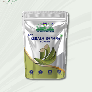 TummyFriendly Foods Natural Raw Kerala Banana Powder | Raw Nendran Banana Powder | No Chemicals Cereal (400 g, Pack of 2) - EarthBased 