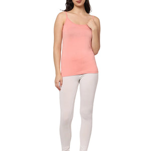Bamboo Fabric Peach Camisole – Soft, Breathable, Eco-Friendly, and Stylish for All-Day Comfort and Elegance - EarthBased 