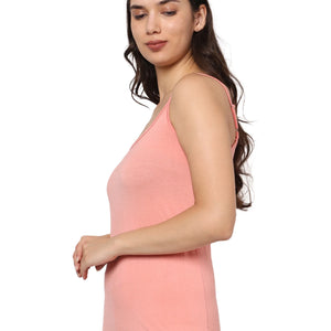 Bamboo Fabric Peach Camisole – Soft, Breathable, Eco-Friendly, and Stylish for All-Day Comfort and Elegance - EarthBased 