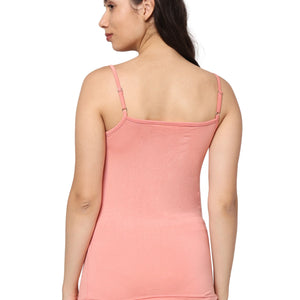 Bamboo Fabric Peach Camisole – Soft, Breathable, Eco-Friendly, and Stylish for All-Day Comfort and Elegance - EarthBased 