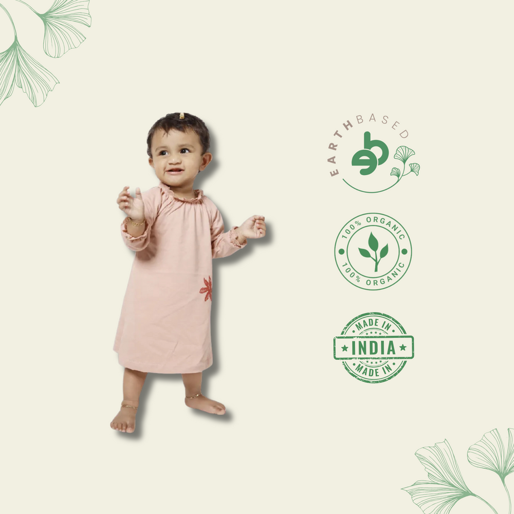 A-Line Floral print frock set - EarthBased 