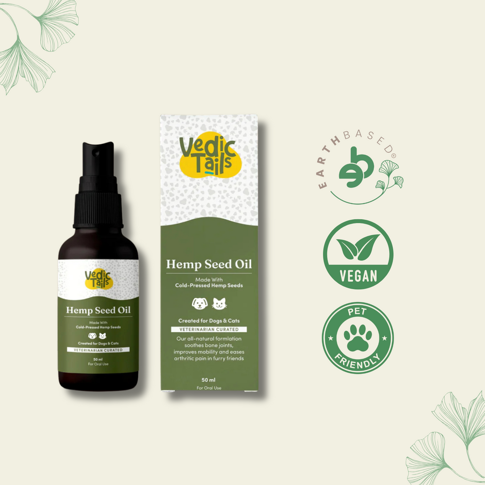 Vedic Tails Cold pressed Hemp Seed Oil - EarthBased 