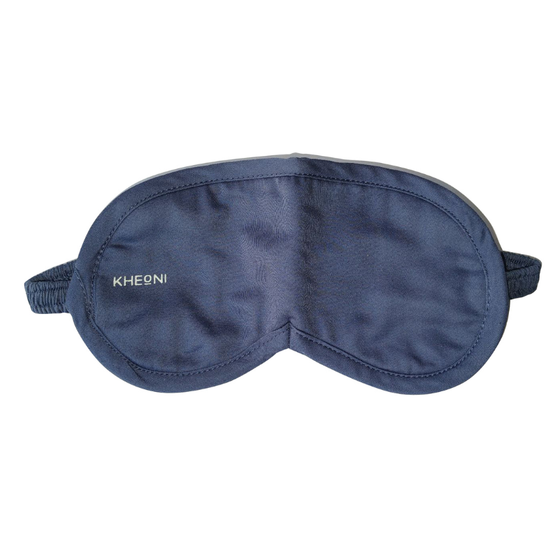 Kheoni blue organic cotton sleep eye mask