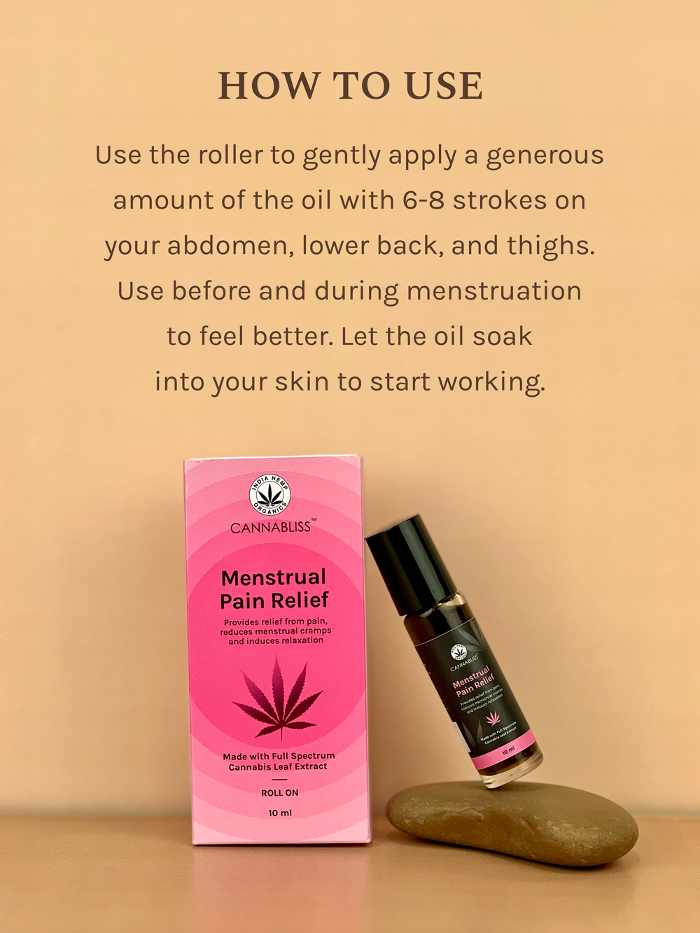 MENSTRUAL PAIN RELIEF ROLL-ON - EarthBased 