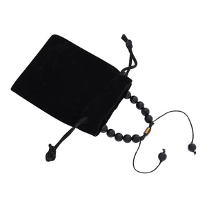 Real Black Tourmaline Healing Bracelet For Protection From Negative Energies - EarthBased 