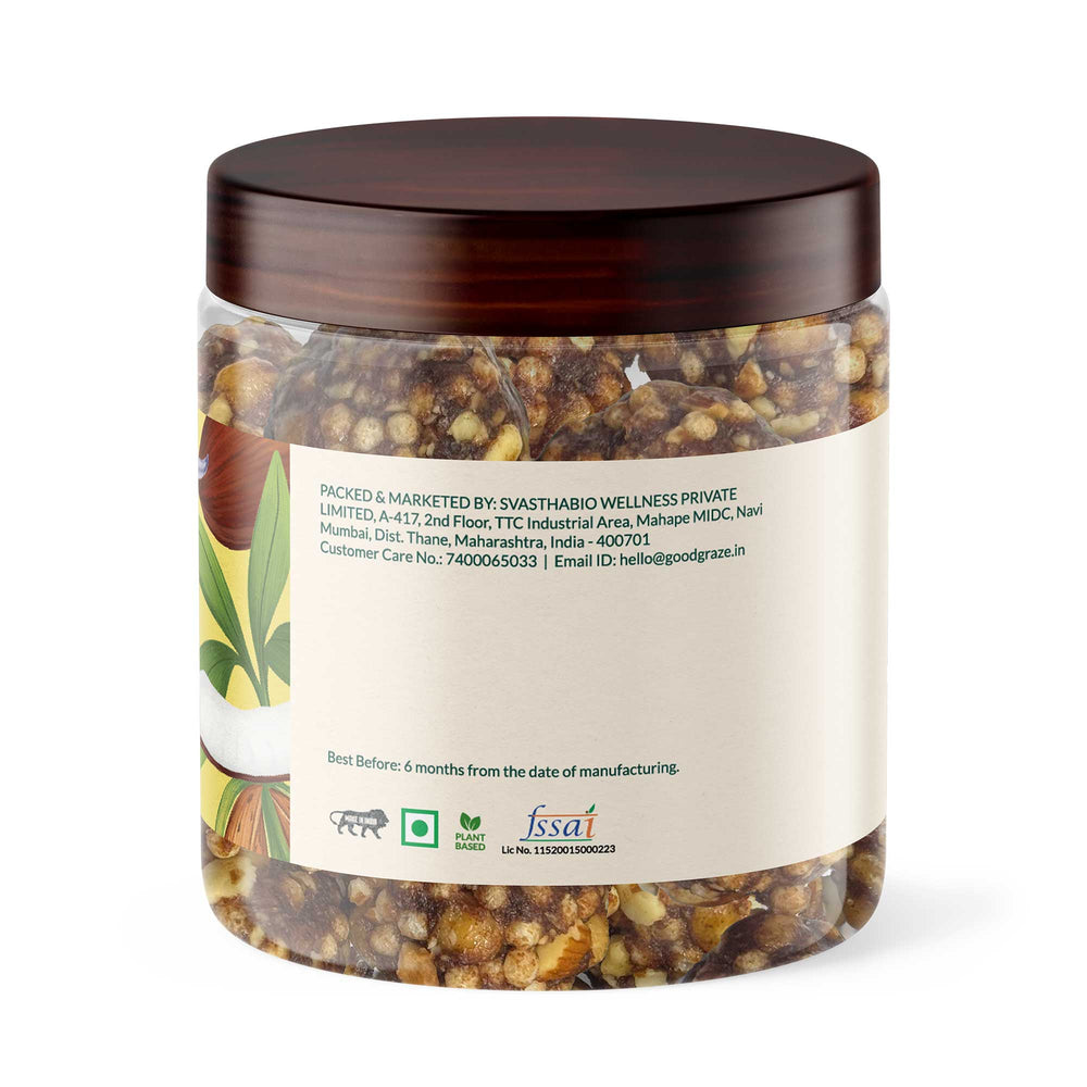 Healthy almond butterscotch ladoo - EarthBased