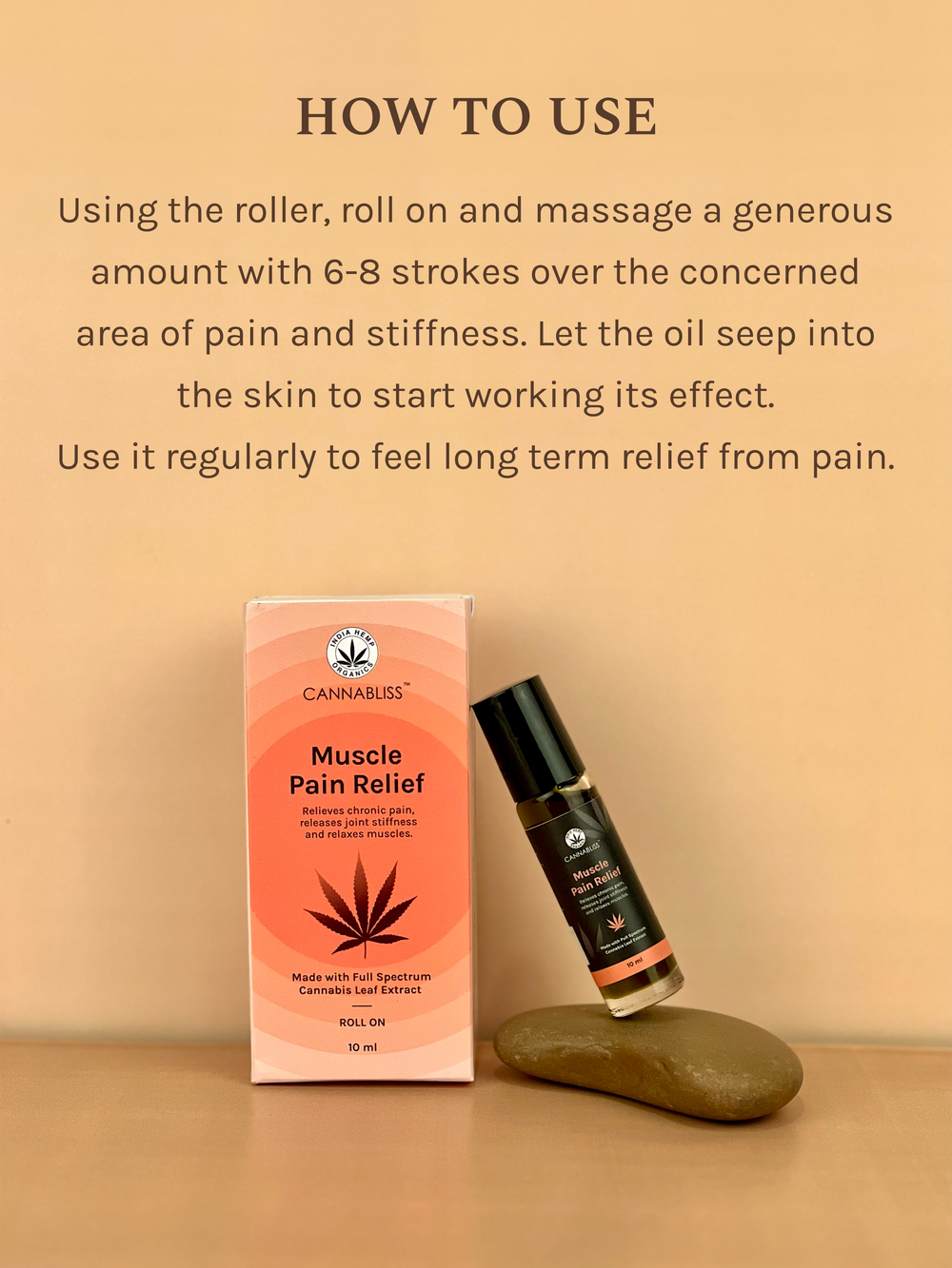 MUSCLE PAIN RELIEF ROLL-ON - EarthBased 