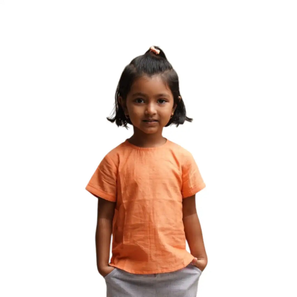 Kurti Top' - Girls' Cotton Top - EarthBased 