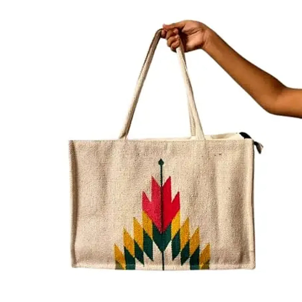 CRAFTINENCE Hand Bags for Women Bags for Women Boho Sutra Tulip tote handbags for women-handbags - EarthBased 