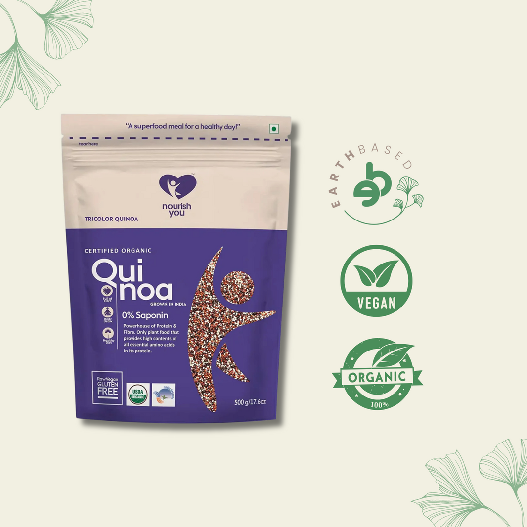 Nourish You ORGANIC TRICOLOR QUINOA 500G - EarthBased 