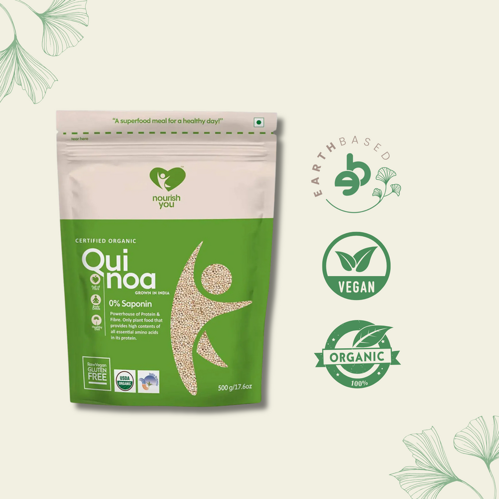 Nourish You ORGANIC WHITE QUINOA - EarthBased 