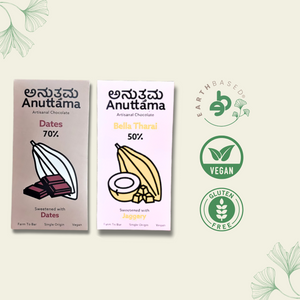 Anuttama | Dark Chocolate | Dates + Bella Tharai | Combo - EarthBased 