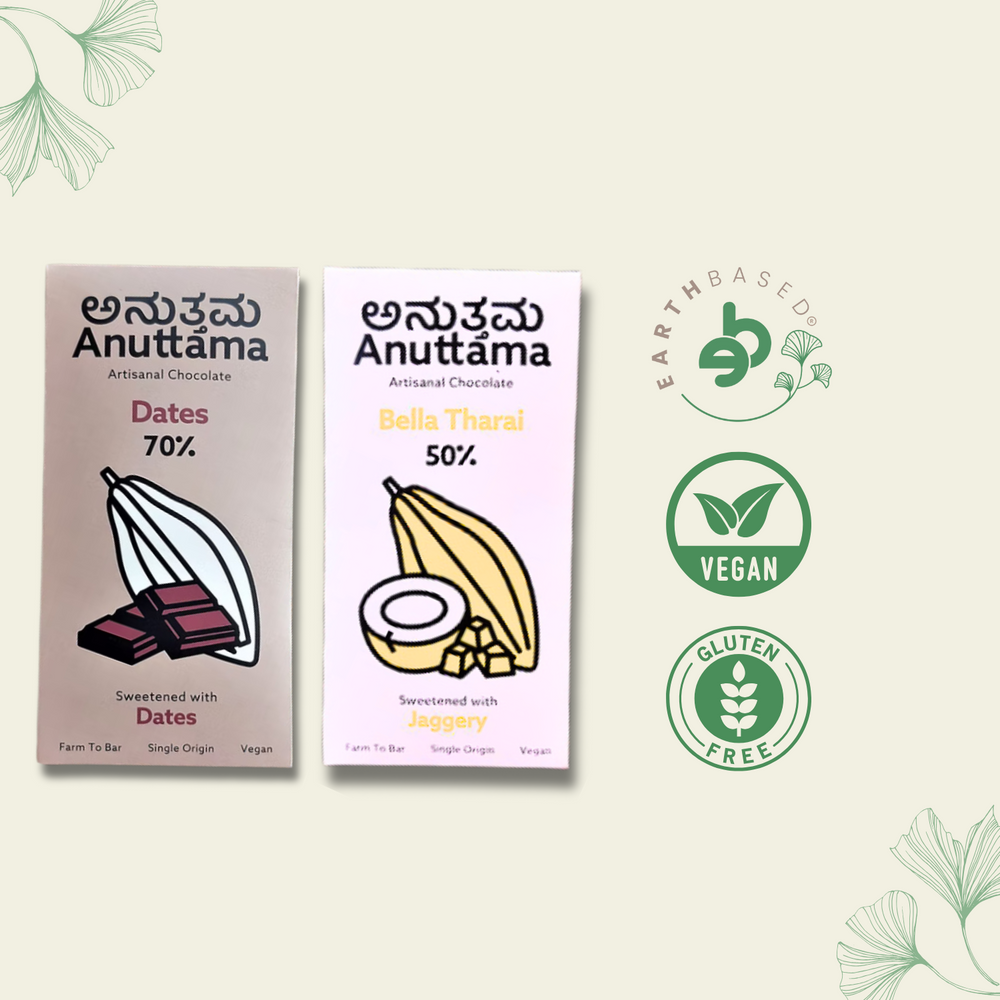Anuttama | Dark Chocolate | Dates + Bella Tharai | Combo - EarthBased 