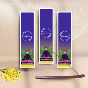 Nirvanasence Incense Sticks With Free Incense Holder| Made from Temple Flower | Gulessence - EarthBased 