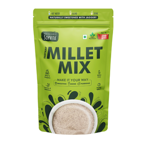Instant Millet Mix (Naturally Sweetened with Jaggery) Pack of 2 - EarthBased 
